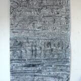 Composition, acrylic on paper 120x80cm 2020