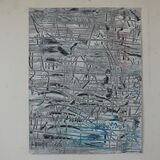 City Lines acrylic on paper 65x50cm