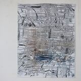 City Lines acrylic on paper 65x50cm