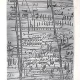 City Lines 16-9-20, acrylic on paper 70x50cm