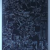Network, acrylic on canvas 100x80cm