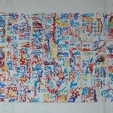 city watercolour 50x70cm