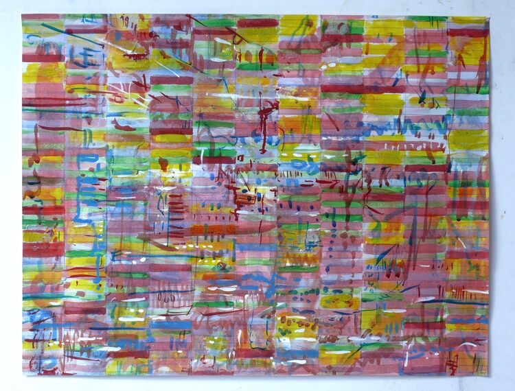 City, watercolour o paper 50x65cm 2021