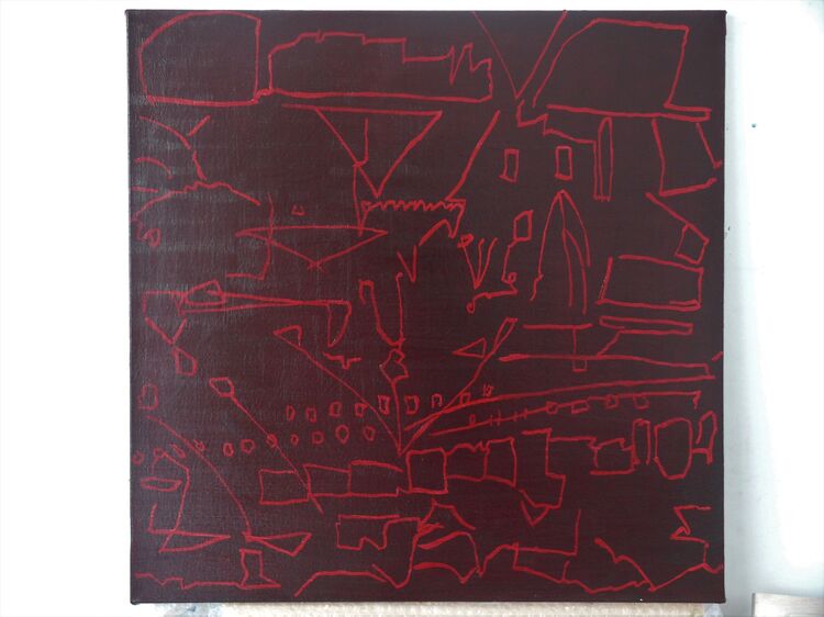oil on canvas 60x60cm 2021