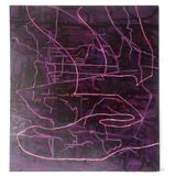 100x80cm acrylic on collage on canvas
