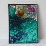 Ingots 2021, acrylic on paper on canvas 24x30cm