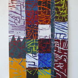 acrylic and sand on canvas 80x60cm 2022