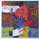 acrylic and sand on canvas 60x60cm 2022