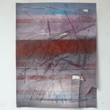 watercolour with threads 65x50cm 2026