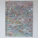 watercolour and wool 65x50cm 2026