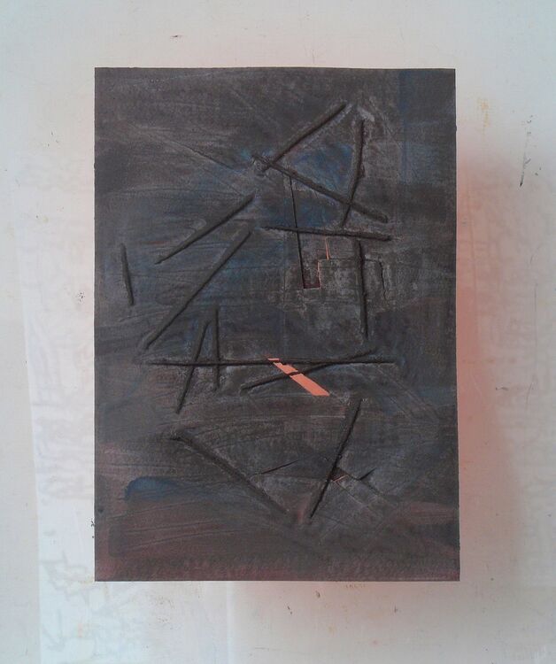 watercolour with thread, 38x28cm 2026