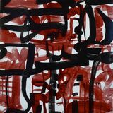 counterpoint 4, ink on paper 65x50cm, 2026