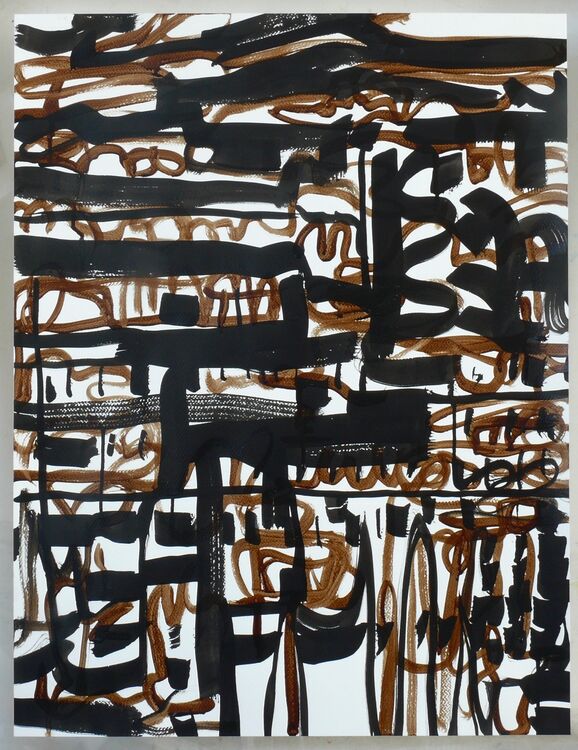 counterpoint 5, ink on paper 65x50cm, 2026