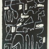 Steelworks, 38x28cm, acrylic on paper