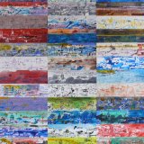 London with St Pauls, 2013, 130x97cm watercolour on paper on canvas