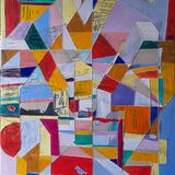 Y, Yorkshire Way oil on canvas 130x100cm 2022