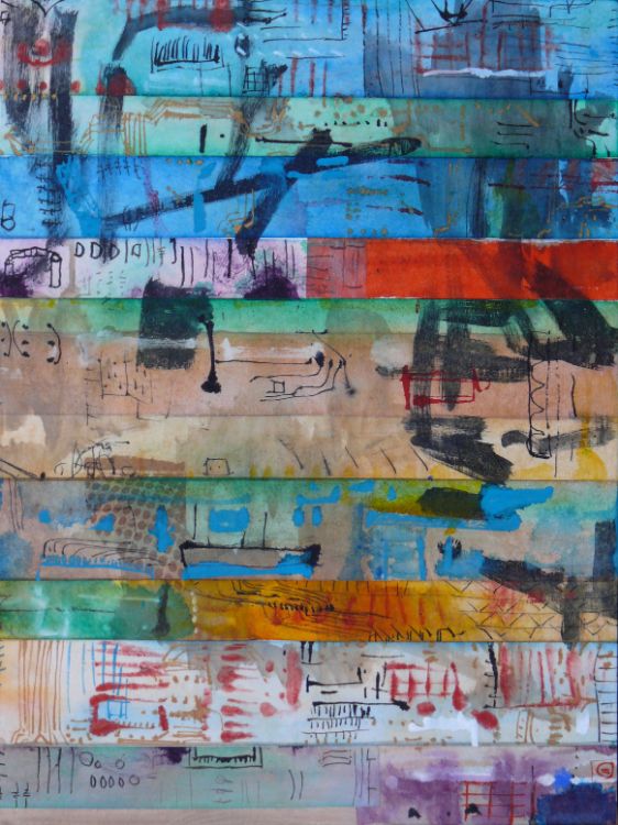 watercolour on paper on panel 40x30cm