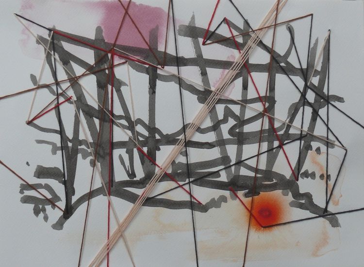 hilll top monument Jane Walker 2019 30x40cm