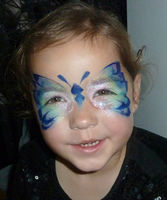 butterfly face art