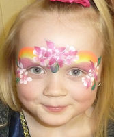 floral face art