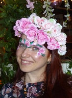 floral face paint 3