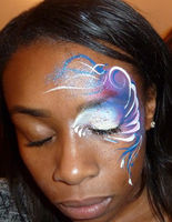 glitter festival face paint