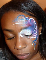 glitter festival face paint
