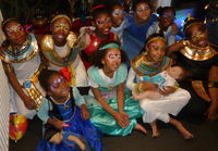 group party with bling