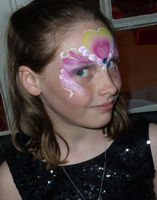 heart princess face art