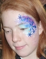 snowflake glitter art