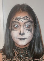 sugar skull black
