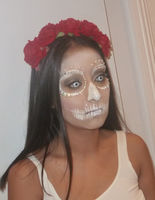 sugar skull white