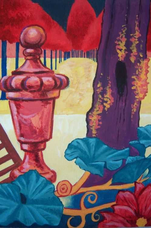 Colin Rose Erddig acrylic on canvas