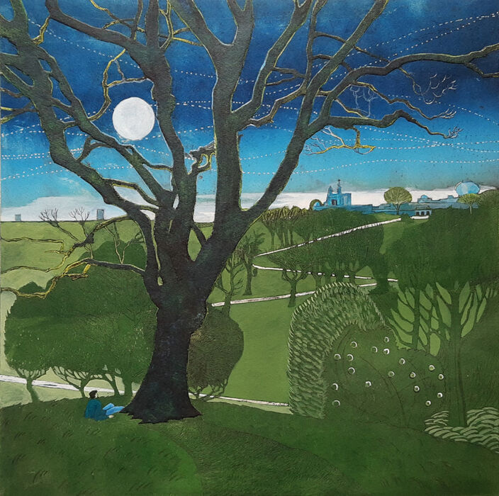 Greenwich Observatory collagraph iv