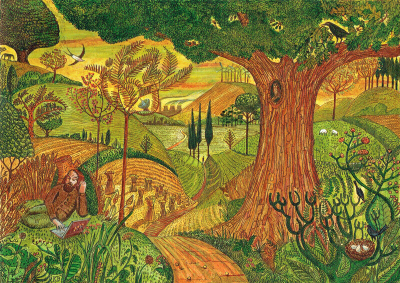 Man on a Laptop (After Samuel Palmer) 25/25