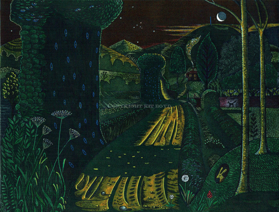Night on the Lane (Sundown)