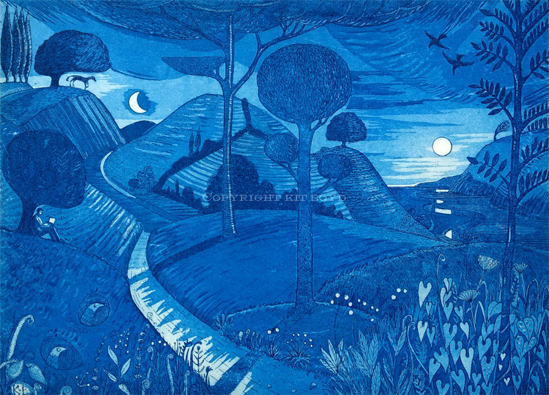The Dusk Return - blue