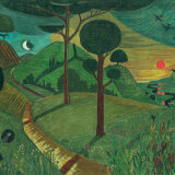 The Dusk Return (July) Dusk Return - unique hand coloured version
