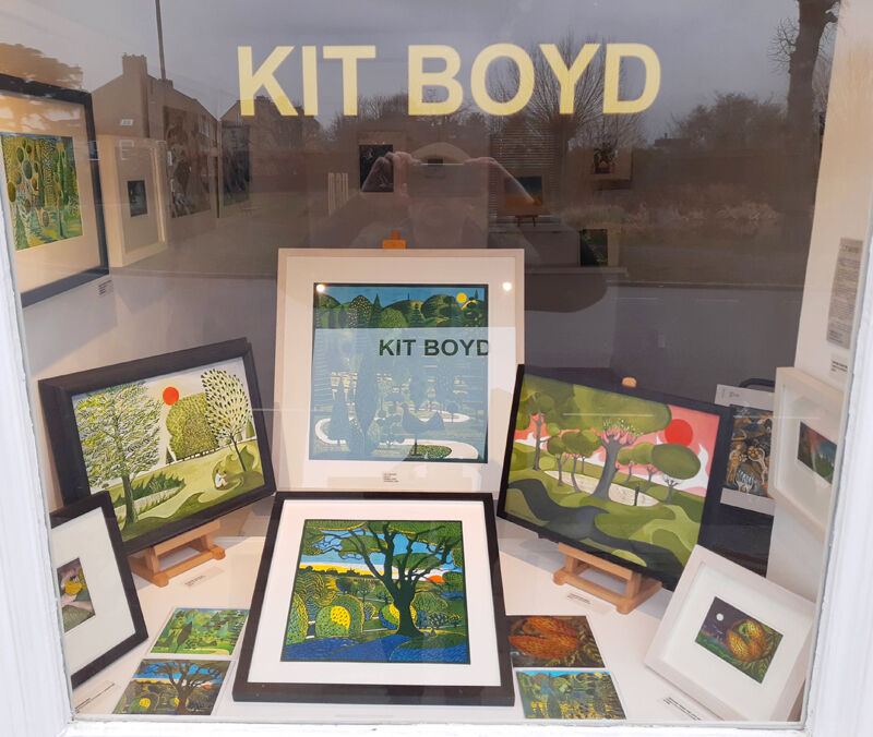 White Box Gallery WIndow
