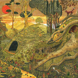 A Rural Rhapsody (Aglow) Rural Rhapsody - a fox looks out over a landscape as the sun sets. Birds and animals are in the undergrowth