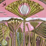Seedheads by the Coast (Pink)