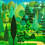 Topiarist Painting Card