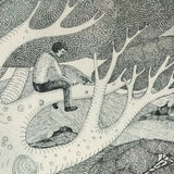 The Tree Climber (etching)