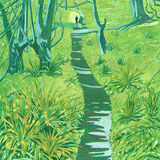 The Way Through the Woods (Blue Trees)