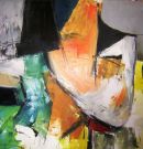 Yellow Figure Drawing  SOLD