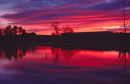 Apley Pool Sunset