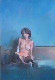 Blue Composition, oil on canvas 96 x 65cm