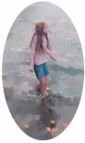 Evening Tide, oil on canvas 122 x 74cm