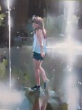 Fountains Nice, oil on canvas 86 x 61cm