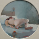 Reds-and-greys, oil on canvas
